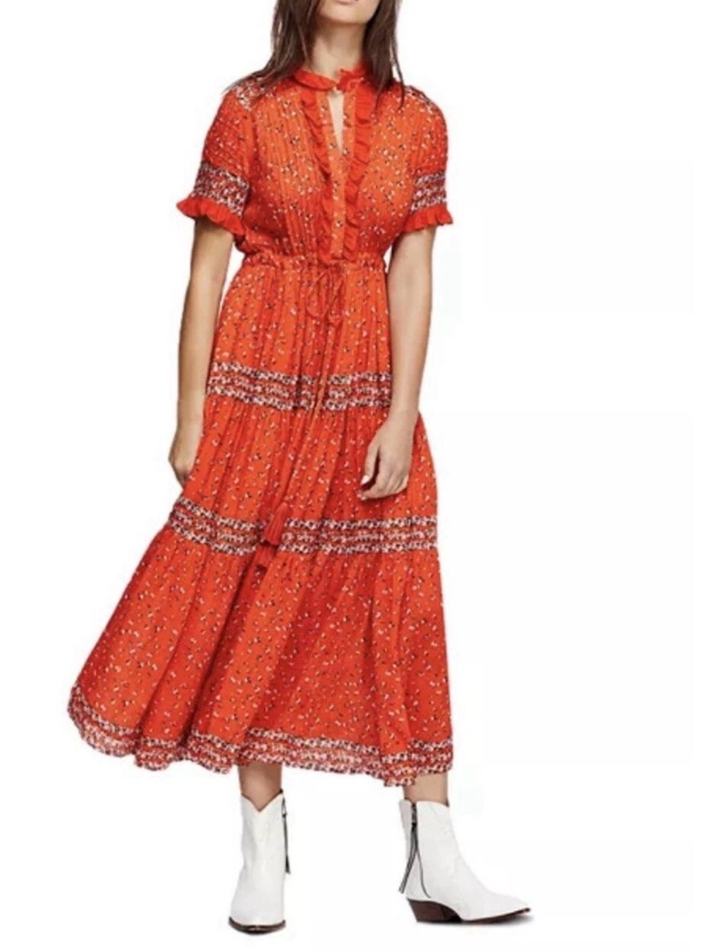 Free People Rare Feeling Maxi Dress XS/TP